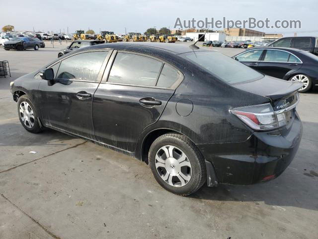 2013 Honda Civic Hybrid Black vin: 19XFB4F25DE200017