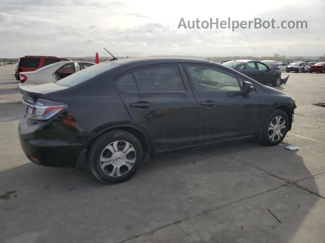 2013 Honda Civic Hybrid Black vin: 19XFB4F25DE200017