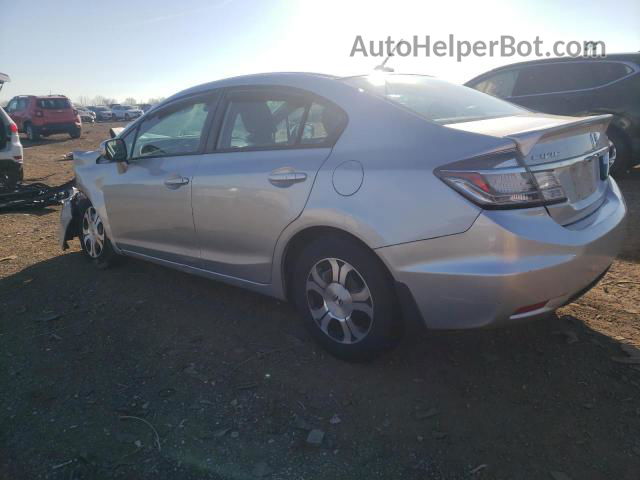 2013 Honda Civic Hybrid L Silver vin: 19XFB4F34DE000075