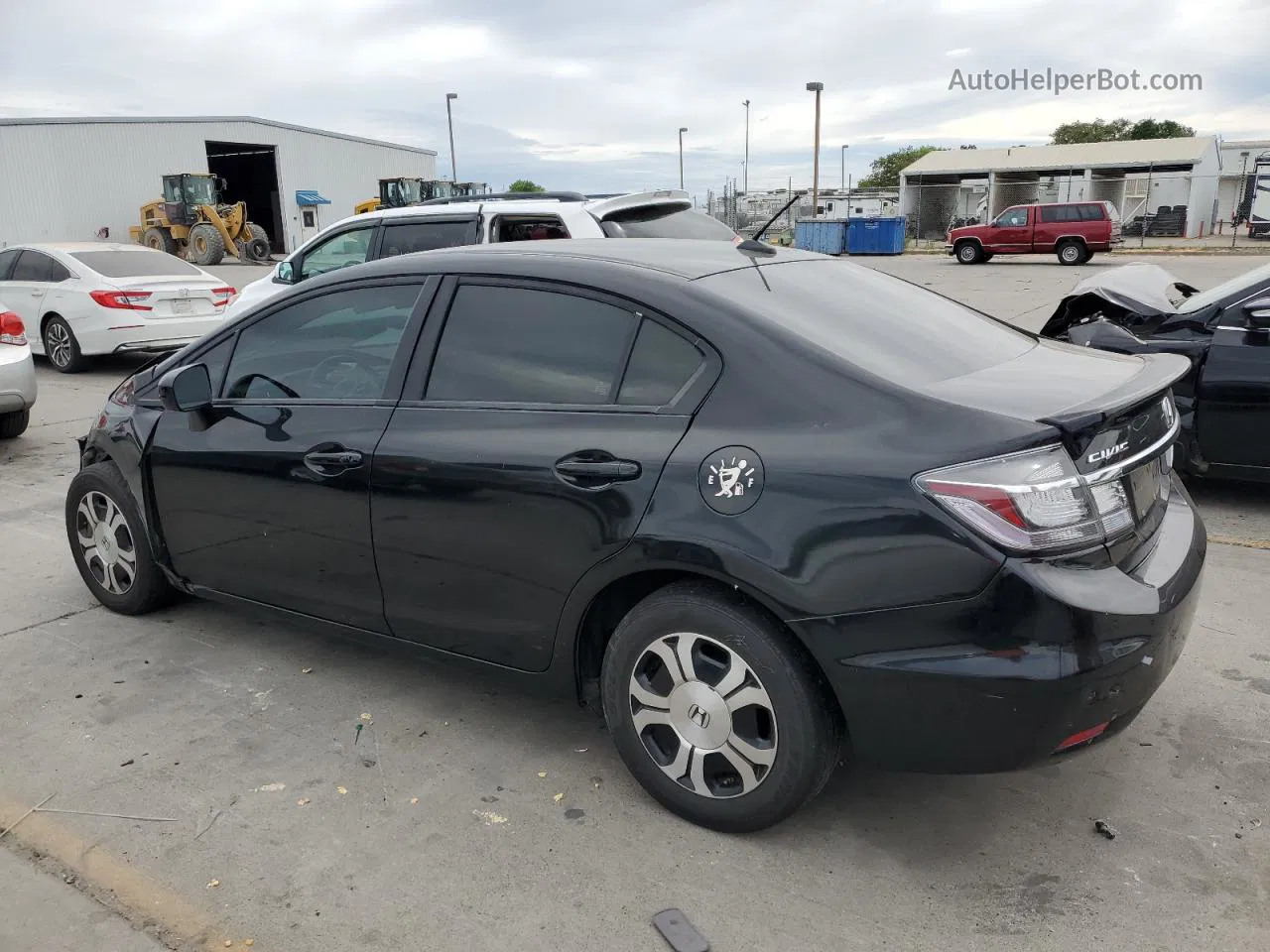 2015 Honda Civic Hybrid L Black vin: 19XFB4F35FE201700