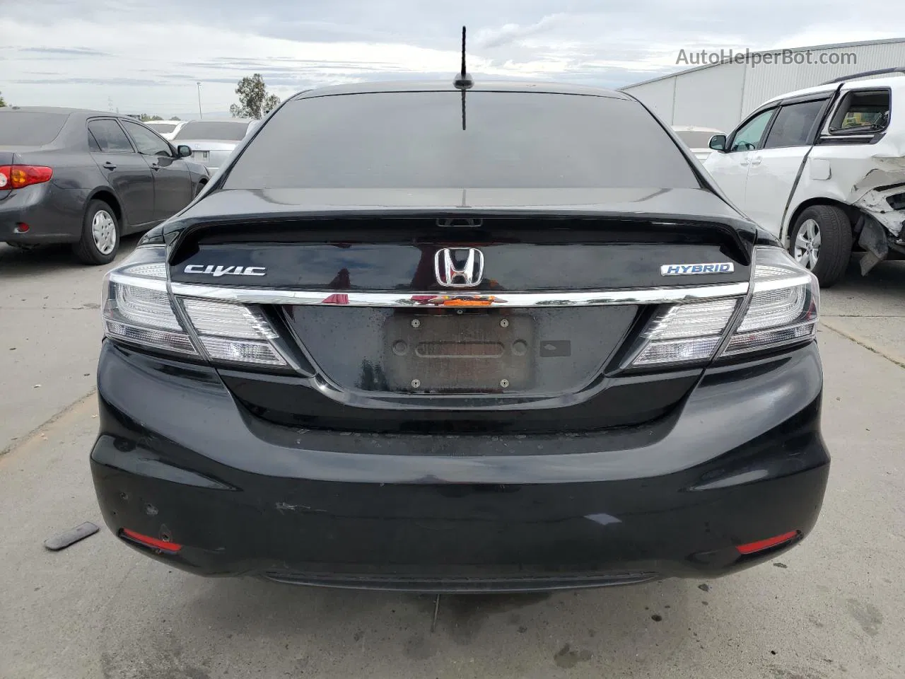 2015 Honda Civic Hybrid L Черный vin: 19XFB4F35FE201700