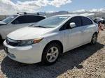 2012 Honda Civic Natural Gas White vin: 19XFB5F53CE000509