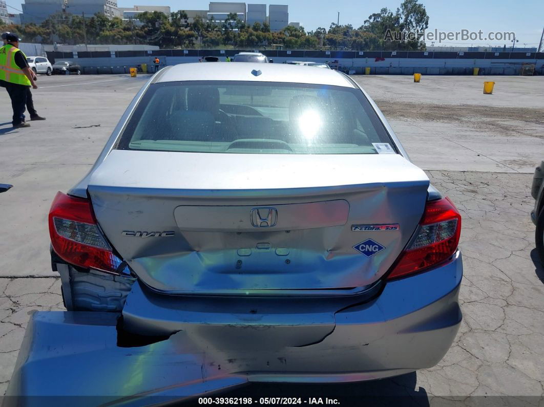 2012 Honda Civic Natural Gas Silver vin: 19XFB5F53CE001157