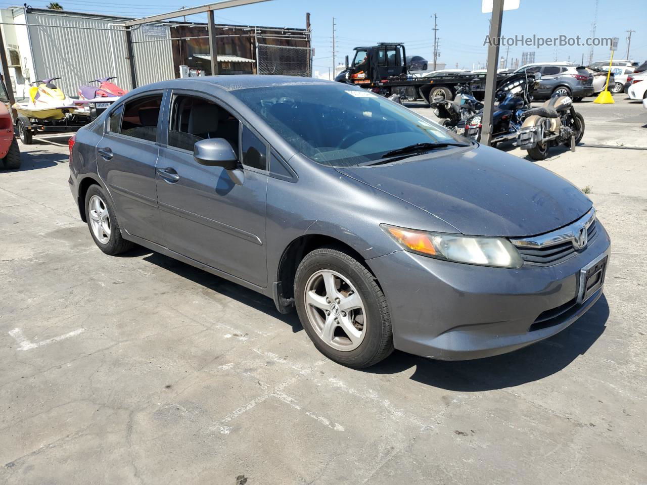 2012 Honda Civic Natural Gas Charcoal vin: 19XFB5F5XCE001785