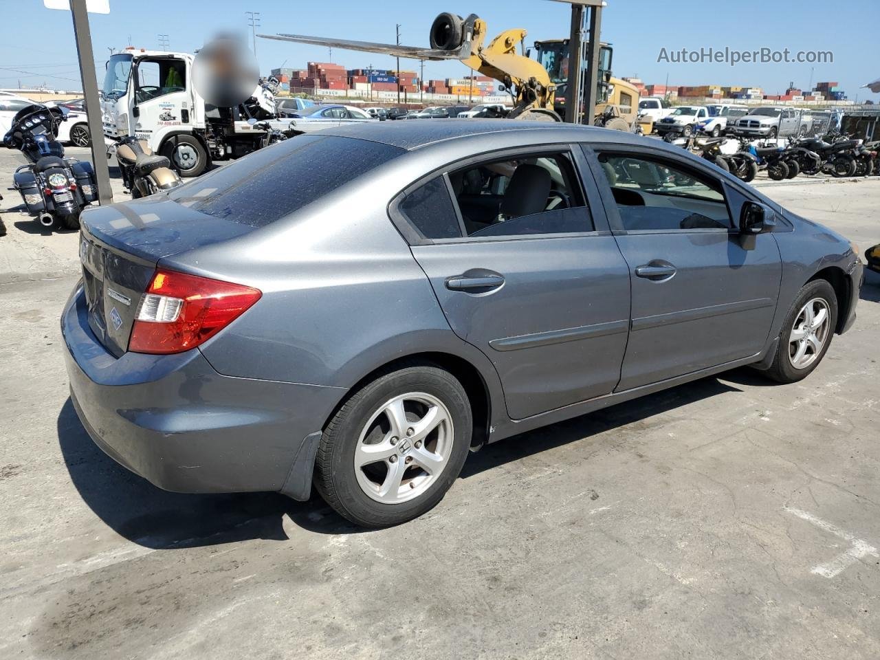 2012 Honda Civic Natural Gas Угольный vin: 19XFB5F5XCE001785