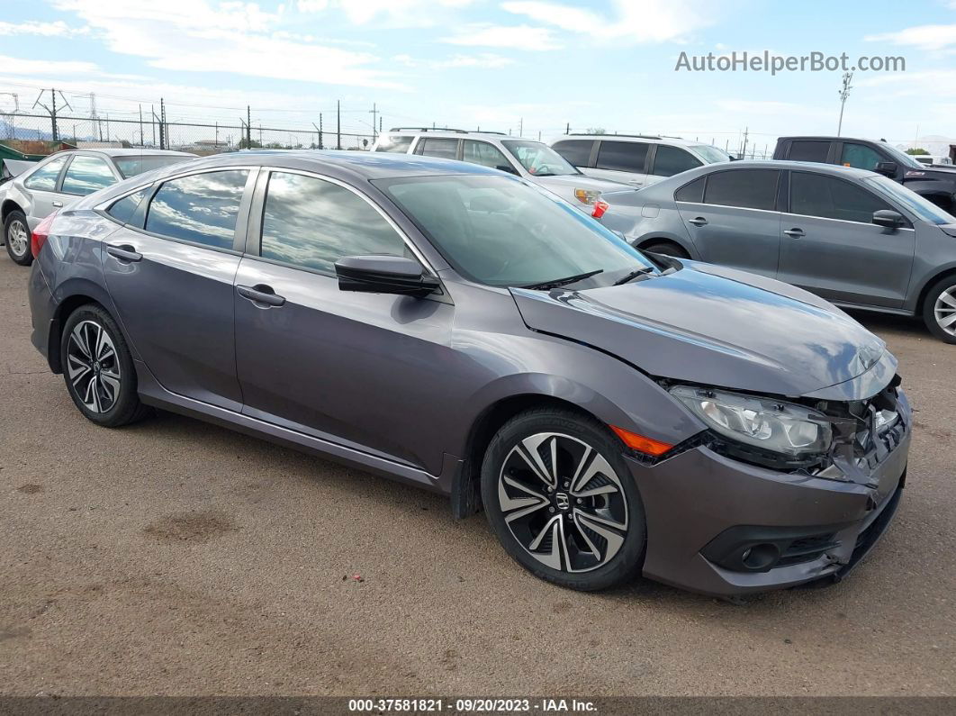 2017 Honda Civic Sedan Ex-t Pewter vin: 19XFC1E37HE023000