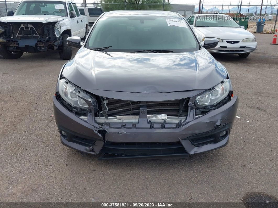 2017 Honda Civic Sedan Ex-t Pewter vin: 19XFC1E37HE023000