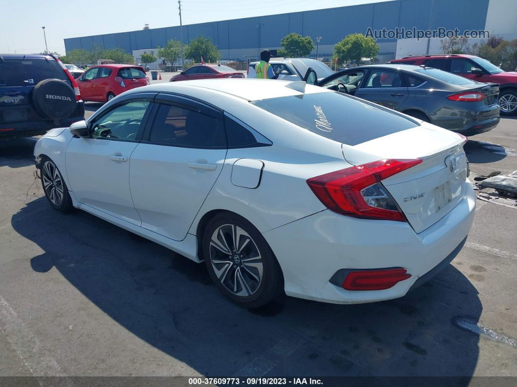 2017 Honda Civic Ex-t White vin: 19XFC1F30HE205460