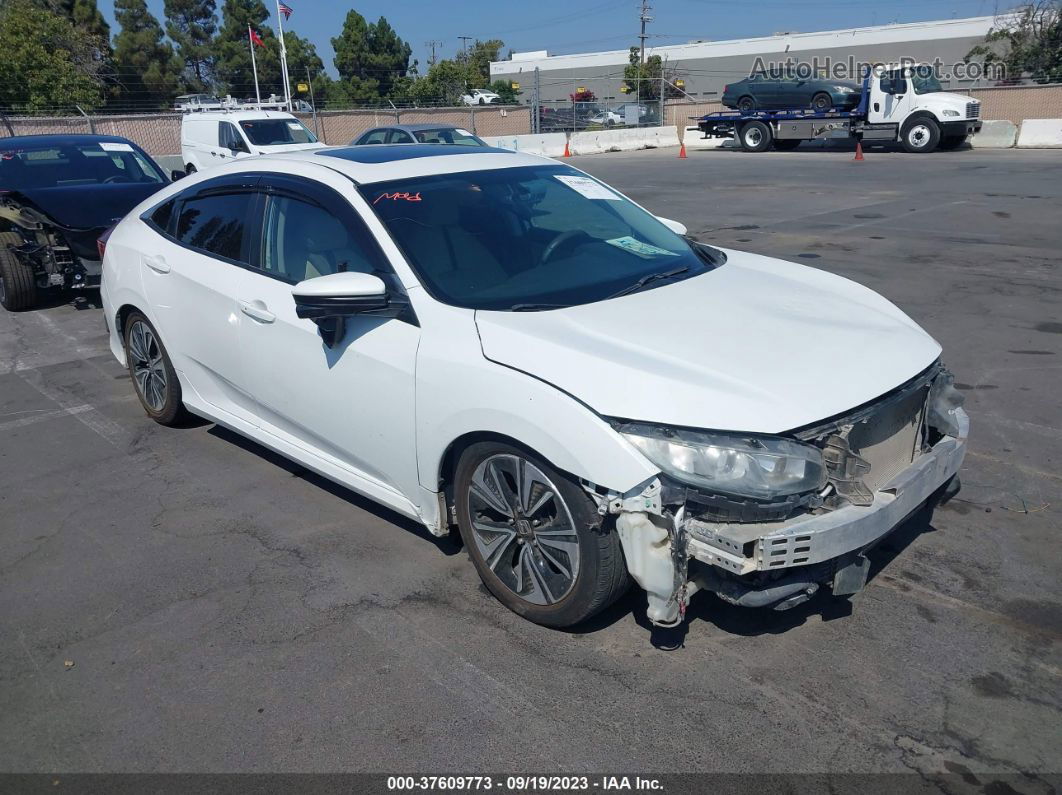 2017 Honda Civic Ex-t White vin: 19XFC1F30HE205460