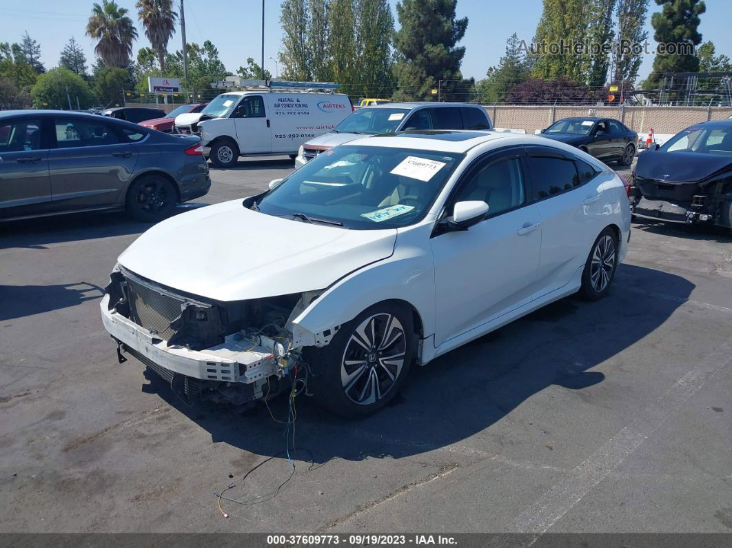 2017 Honda Civic Ex-t White vin: 19XFC1F30HE205460