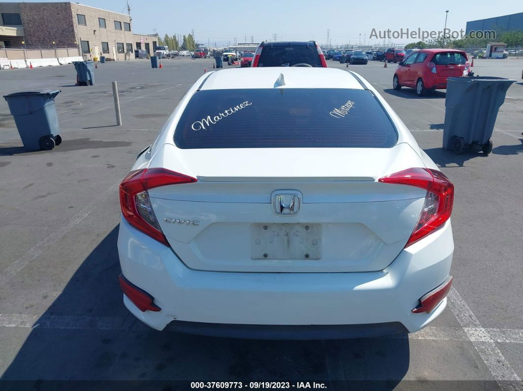 2017 Honda Civic Ex-t White vin: 19XFC1F30HE205460