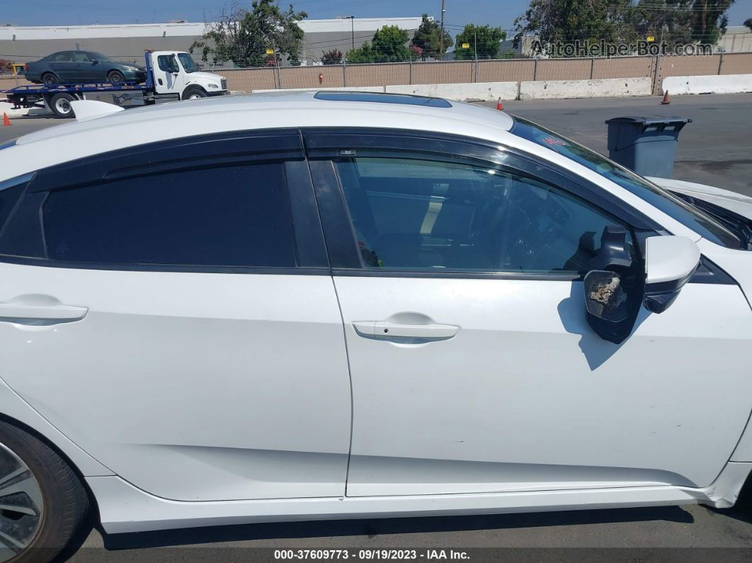 2017 Honda Civic Ex-t White vin: 19XFC1F30HE205460