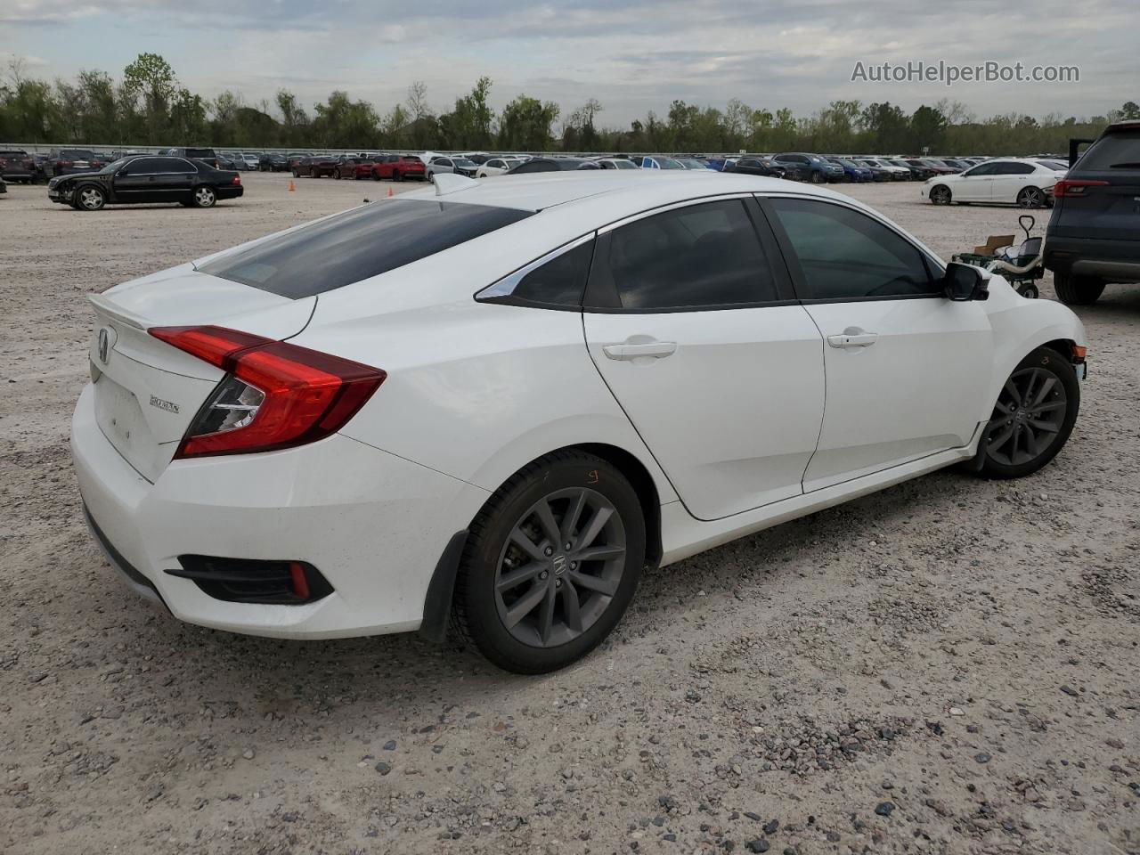 2020 Honda Civic Ex Белый vin: 19XFC1F30LE004019