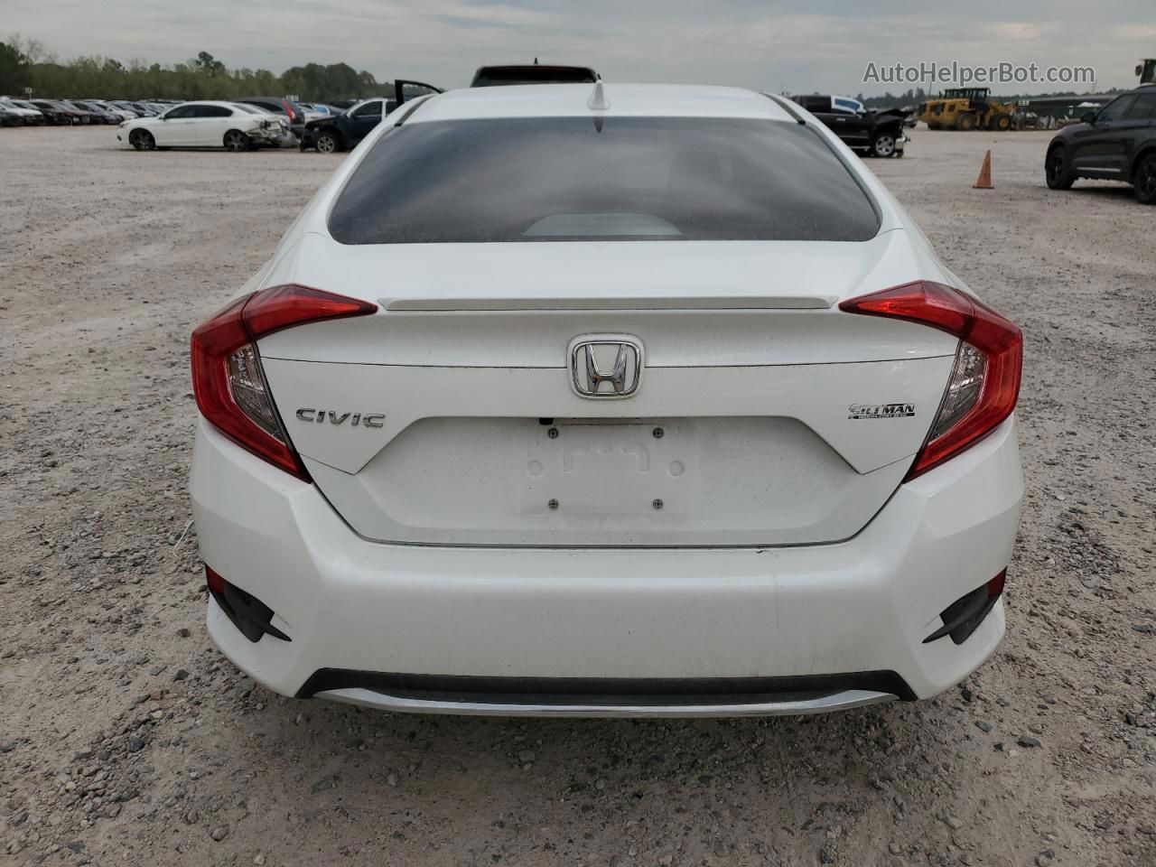 2020 Honda Civic Ex White vin: 19XFC1F30LE004019