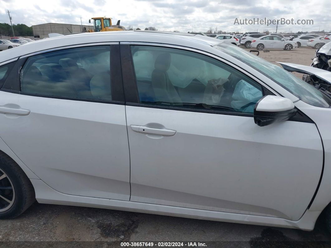 2020 Honda Civic Ex White vin: 19XFC1F30LE204821