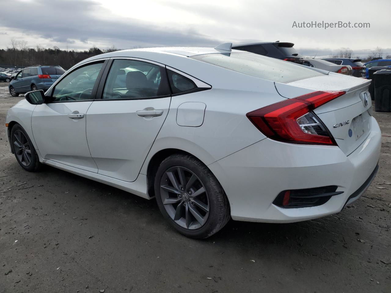 2020 Honda Civic Ex White vin: 19XFC1F30LE206682