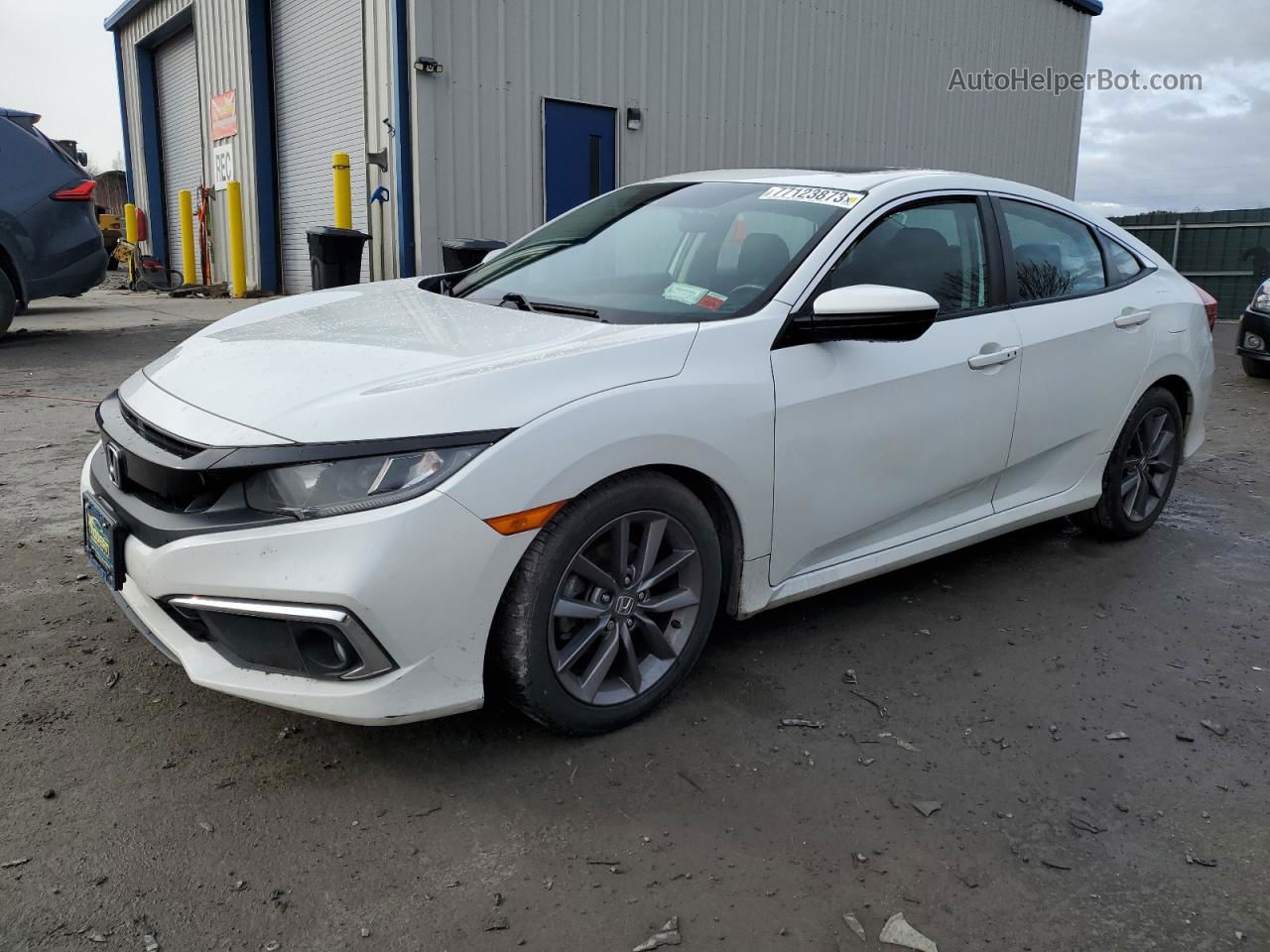 2020 Honda Civic Ex White vin: 19XFC1F30LE206682