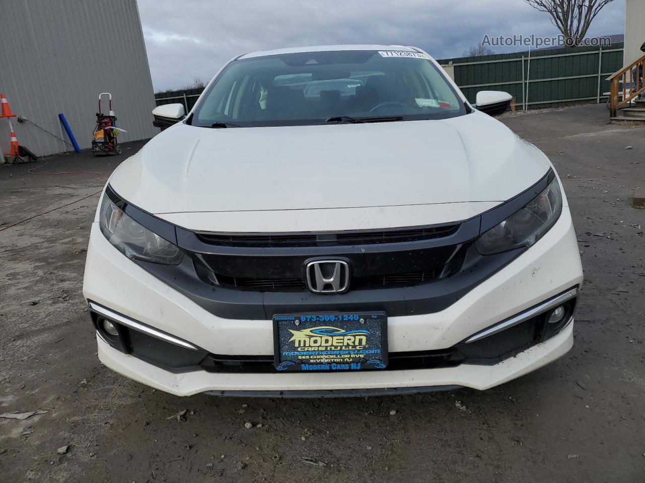 2020 Honda Civic Ex White vin: 19XFC1F30LE206682