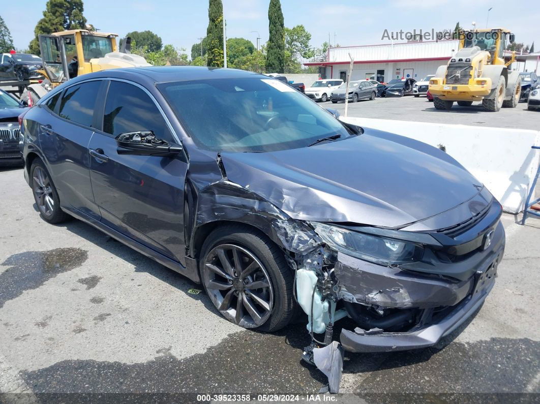 2020 Honda Civic Ex Серый vin: 19XFC1F30LE216192