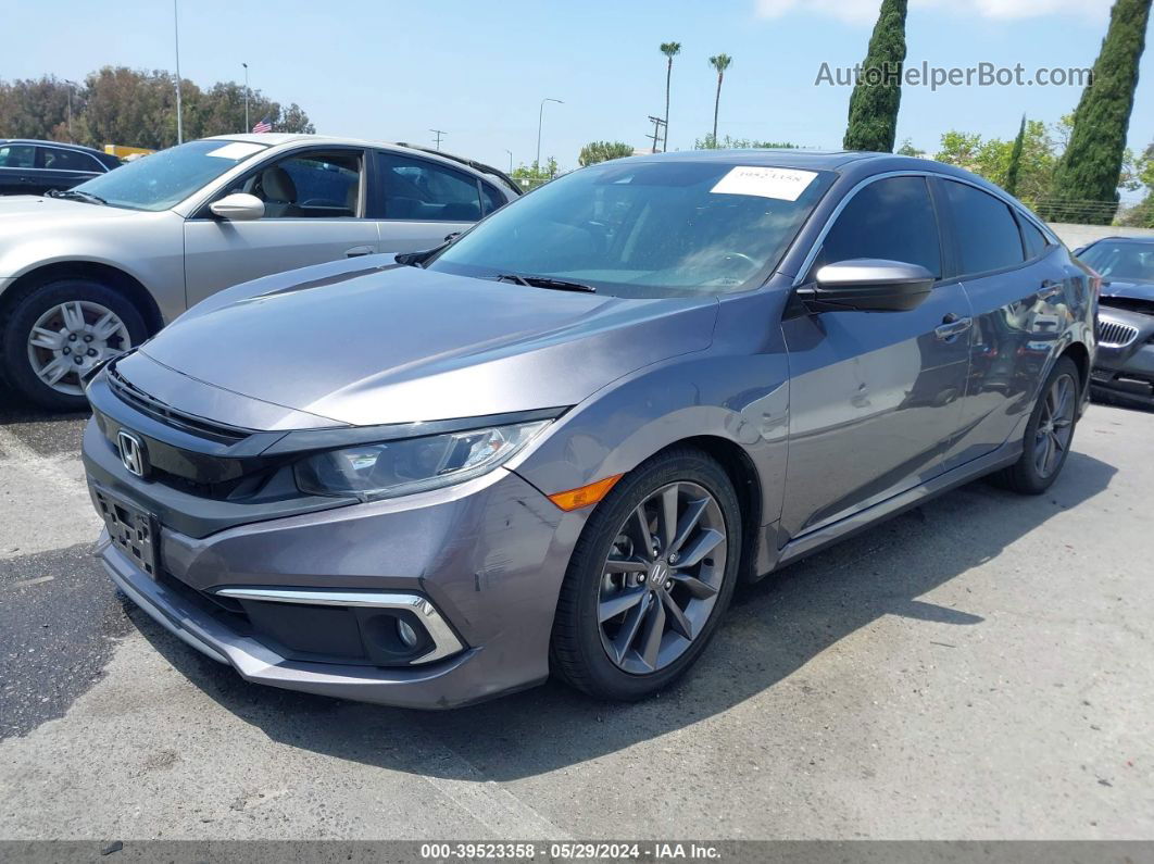 2020 Honda Civic Ex Gray vin: 19XFC1F30LE216192