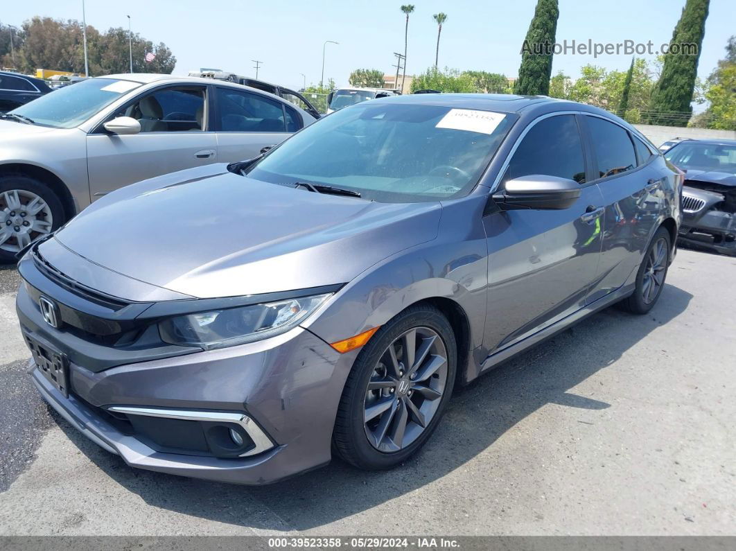 2020 Honda Civic Ex Gray vin: 19XFC1F30LE216192