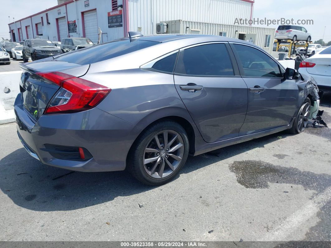 2020 Honda Civic Ex Gray vin: 19XFC1F30LE216192