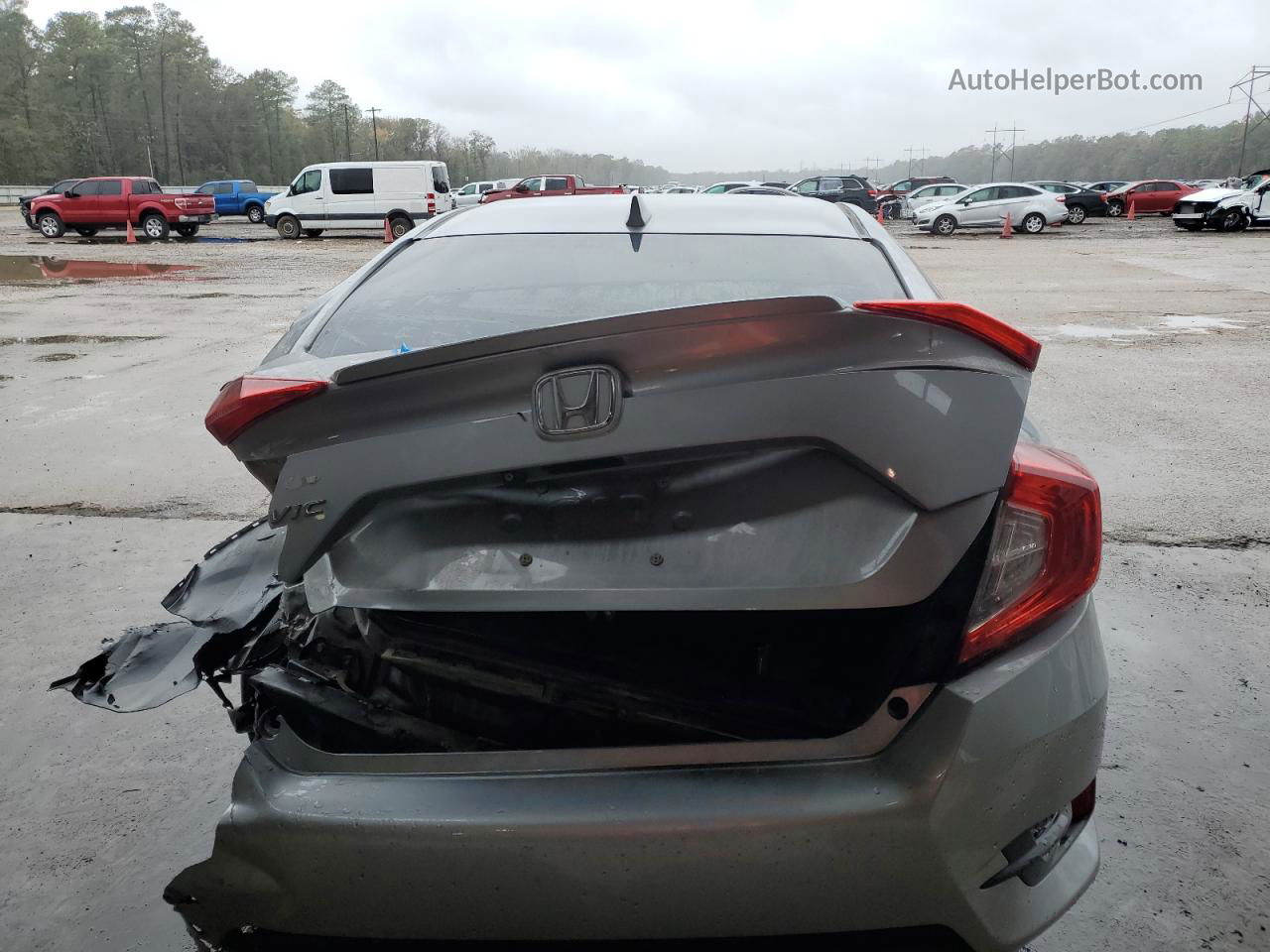 2016 Honda Civic Ex Серебряный vin: 19XFC1F31GE018968