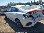 2019 Honda Civic Ex White vin: 19XFC1F31KE213428