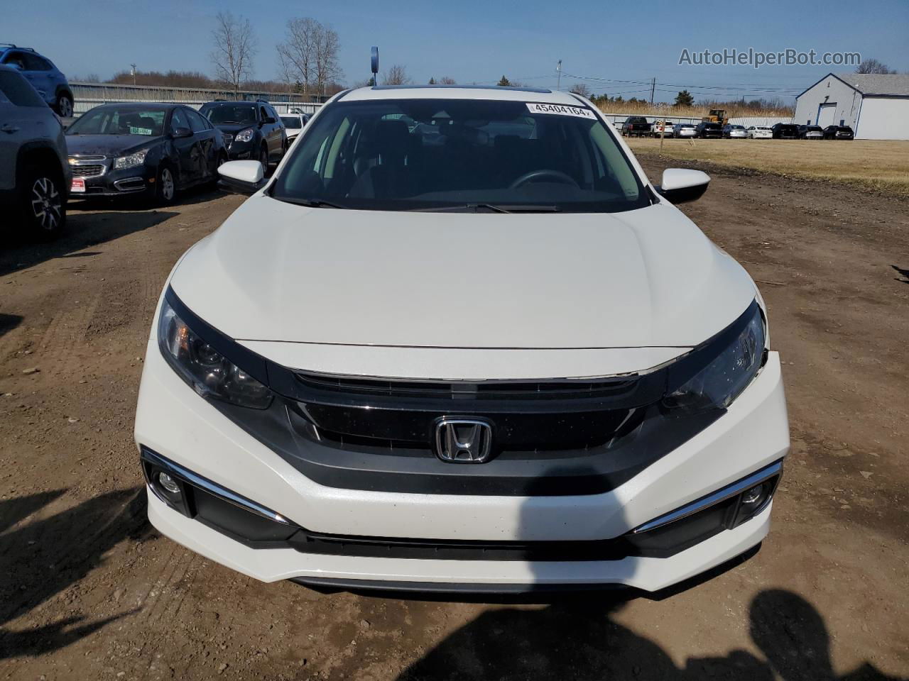 2020 Honda Civic Ex White vin: 19XFC1F31LE016339