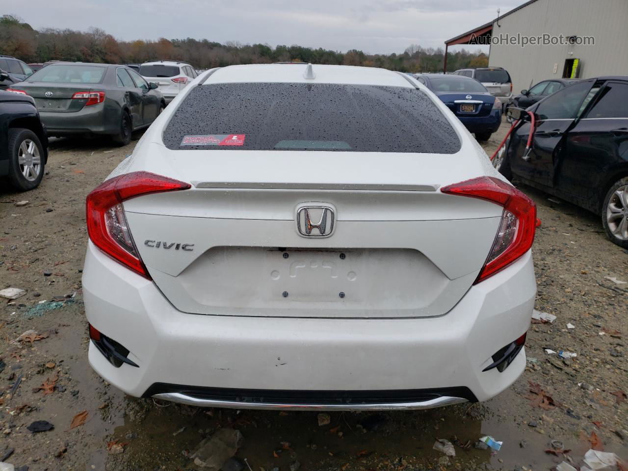 2020 Honda Civic Ex White vin: 19XFC1F31LE214094