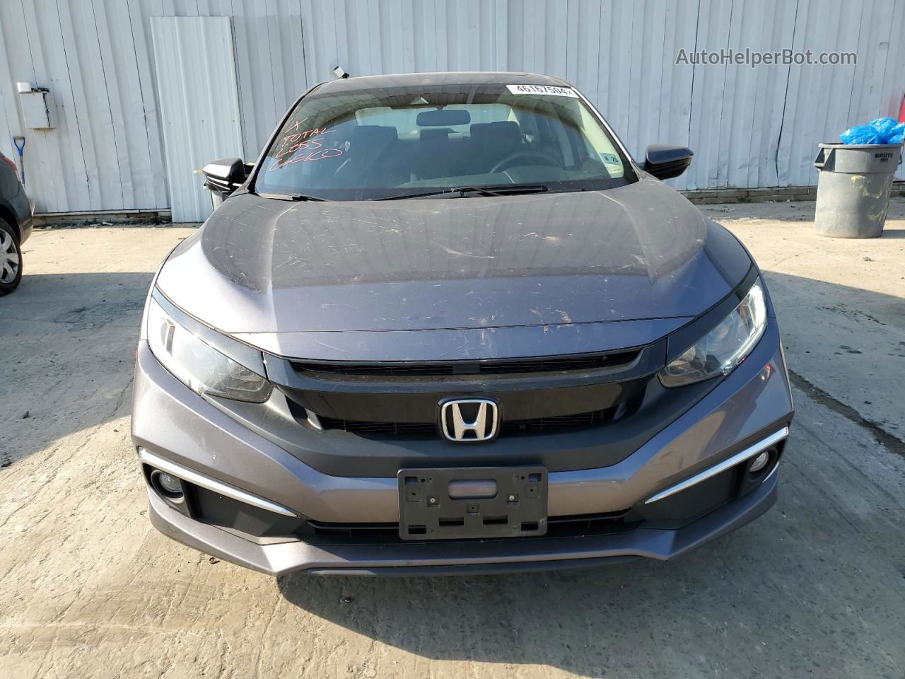 2020 Honda Civic Ex Gray vin: 19XFC1F31LE214466