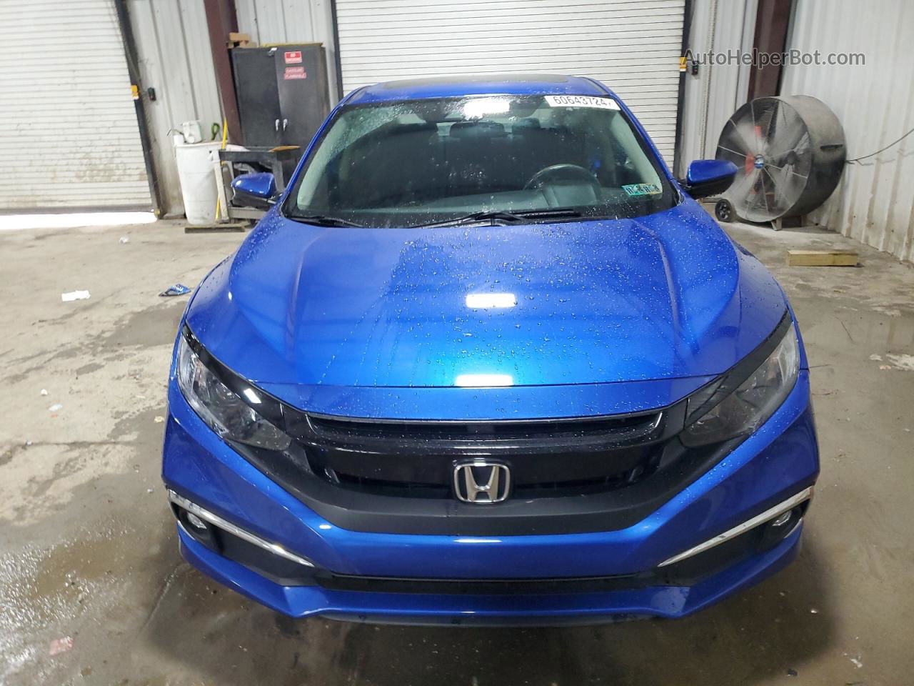 2020 Honda Civic Ex Blue vin: 19XFC1F31LE218257