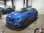 2020 Honda Civic Ex Blue vin: 19XFC1F31LE218257