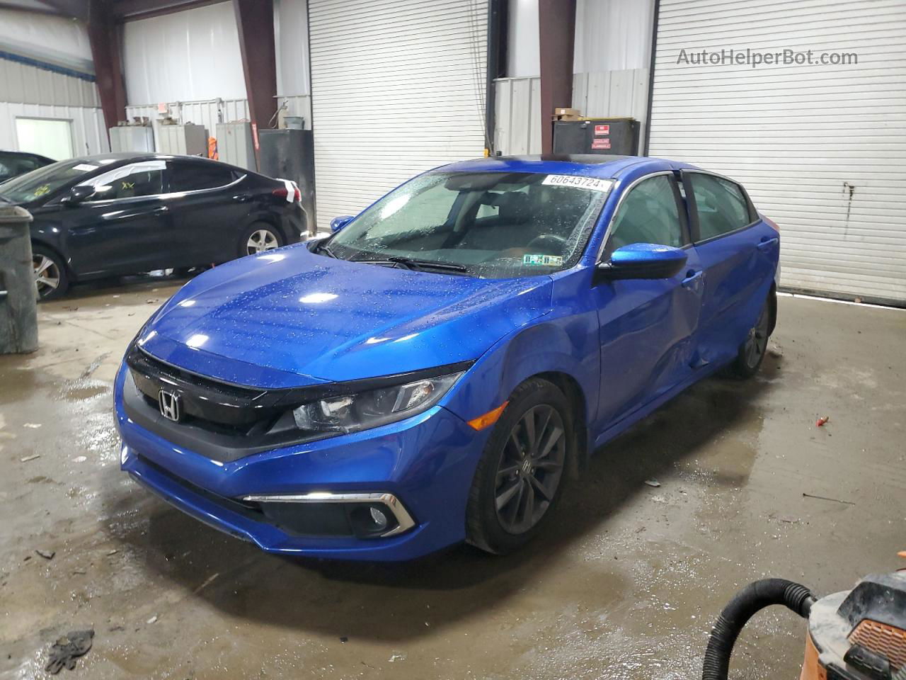 2020 Honda Civic Ex Blue vin: 19XFC1F31LE218257