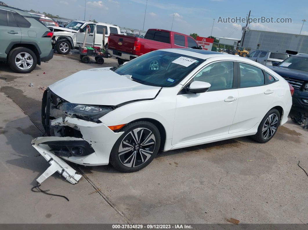 2017 Honda Civic Sedan Ex-t White vin: 19XFC1F32HE000822