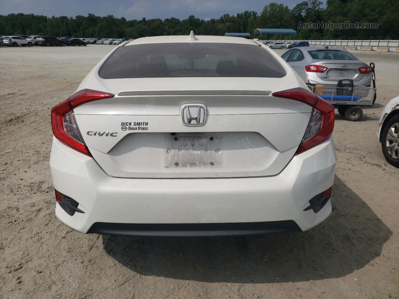 2017 Honda Civic Ex Белый vin: 19XFC1F32HE001825