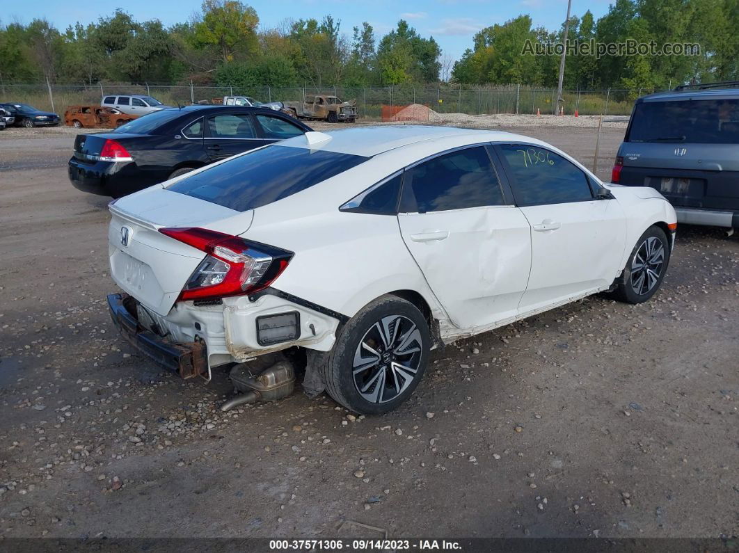 2017 Honda Civic Sedan Ex-t White vin: 19XFC1F32HE003798