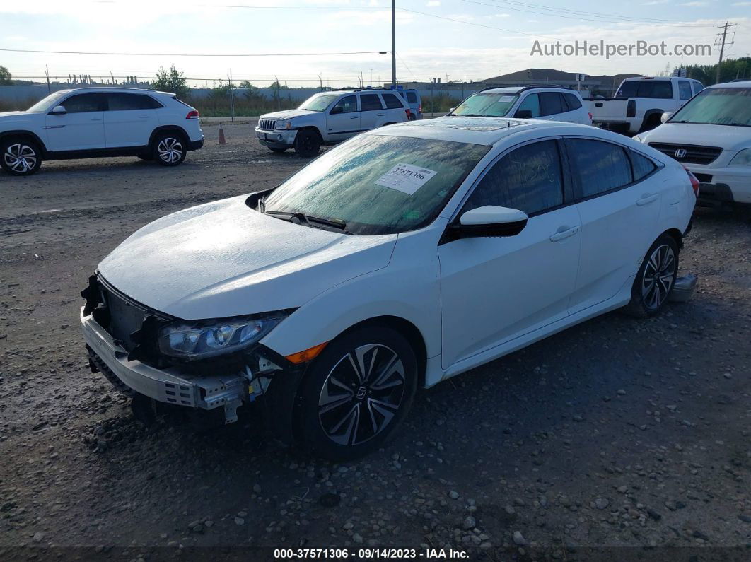 2017 Honda Civic Sedan Ex-t White vin: 19XFC1F32HE003798