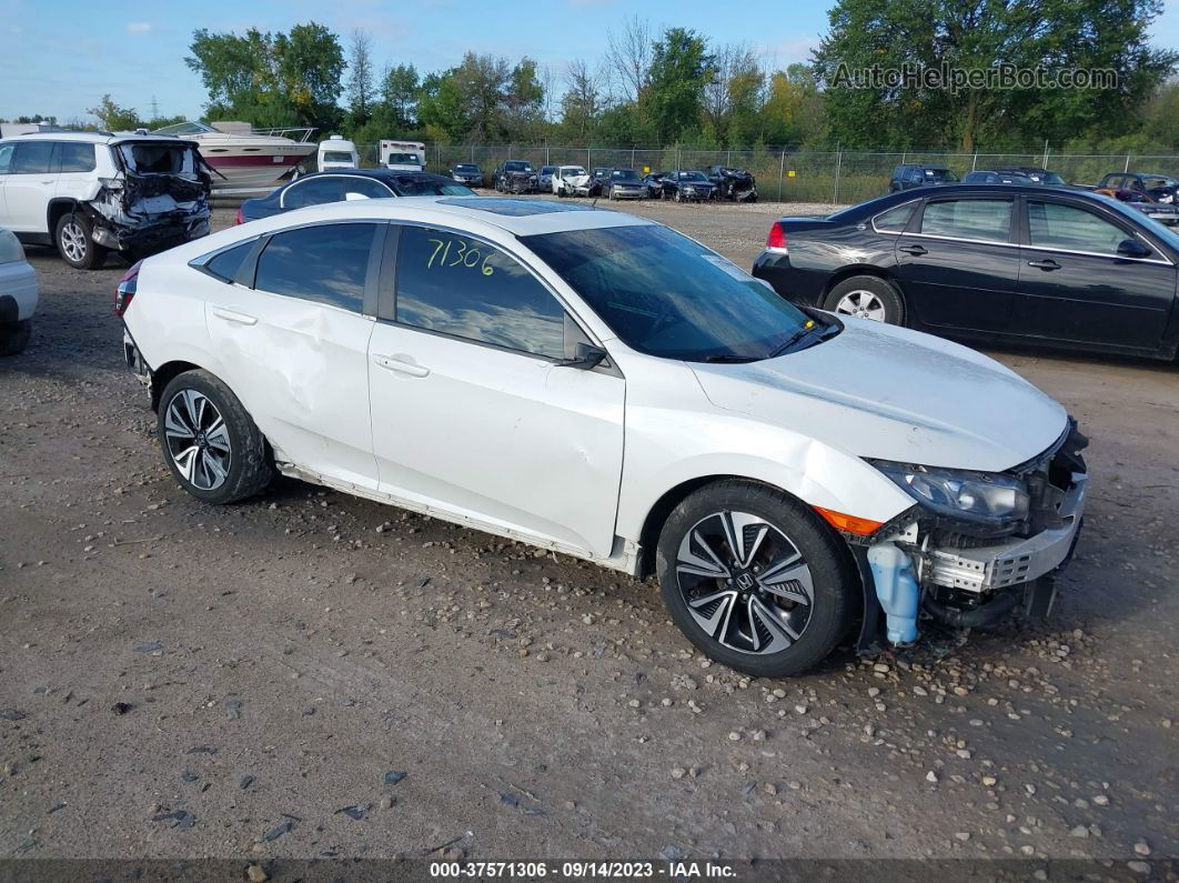 2017 Honda Civic Sedan Ex-t White vin: 19XFC1F32HE003798