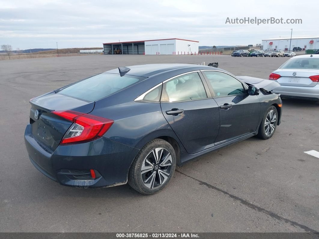 2017 Honda Civic Ex-t Blue vin: 19XFC1F32HE031424