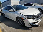 2019 Honda Civic Ex White vin: 19XFC1F32KE204804