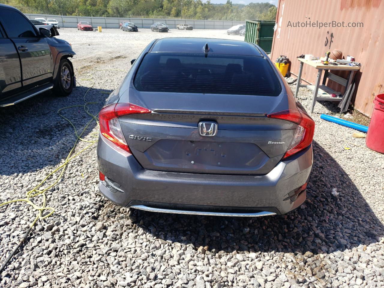 2020 Honda Civic Ex Gray vin: 19XFC1F32LE004121