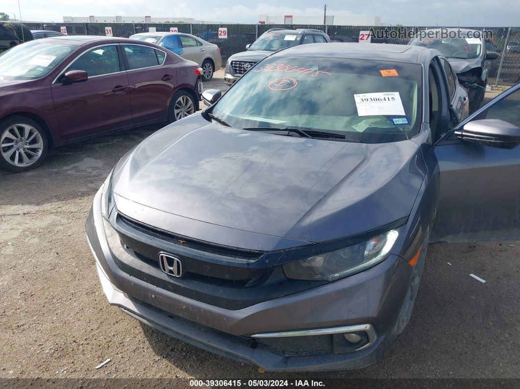 2020 Honda Civic Ex Gray vin: 19XFC1F32LE016673