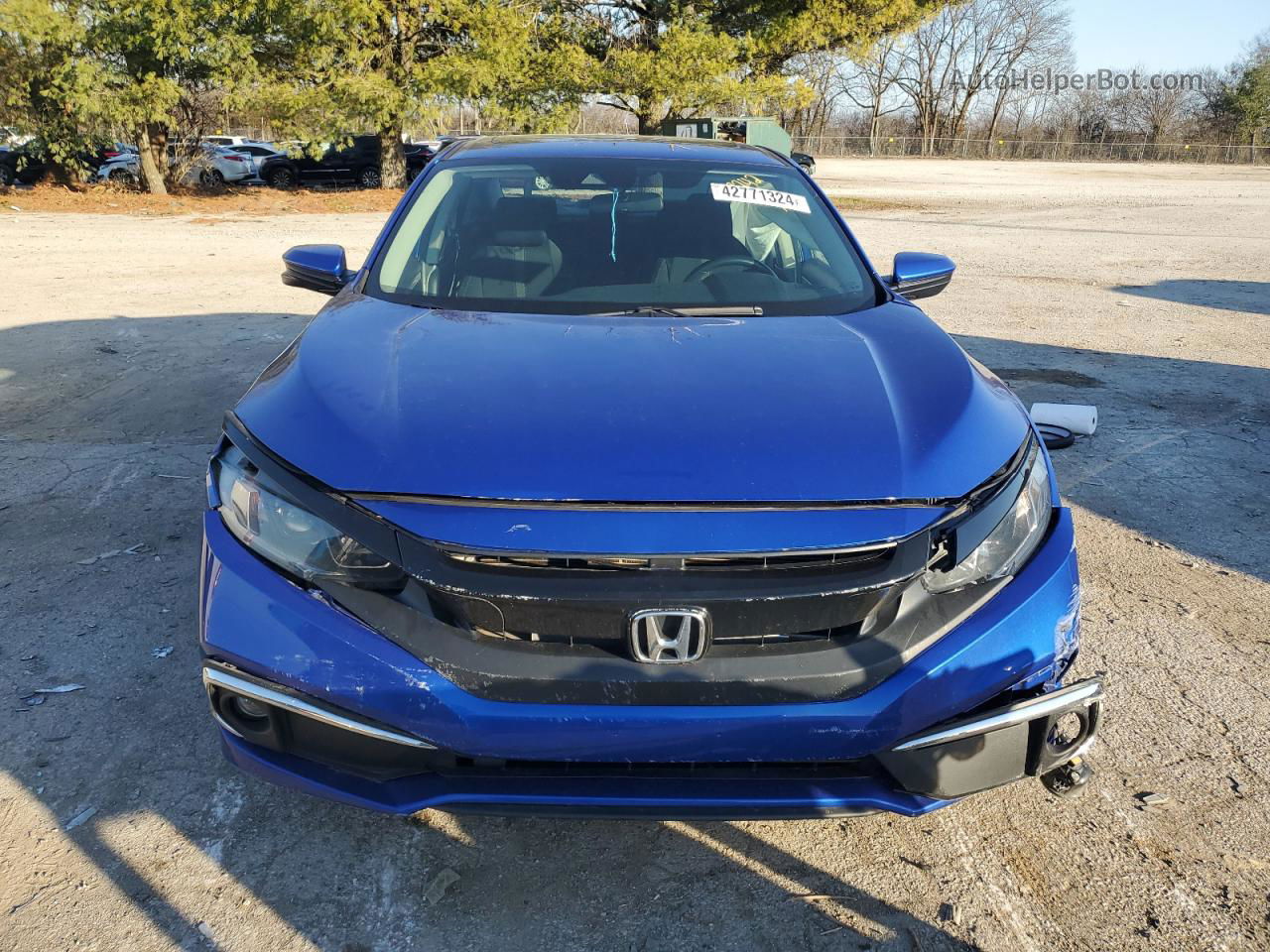 2020 Honda Civic Ex Blue vin: 19XFC1F32LE017242