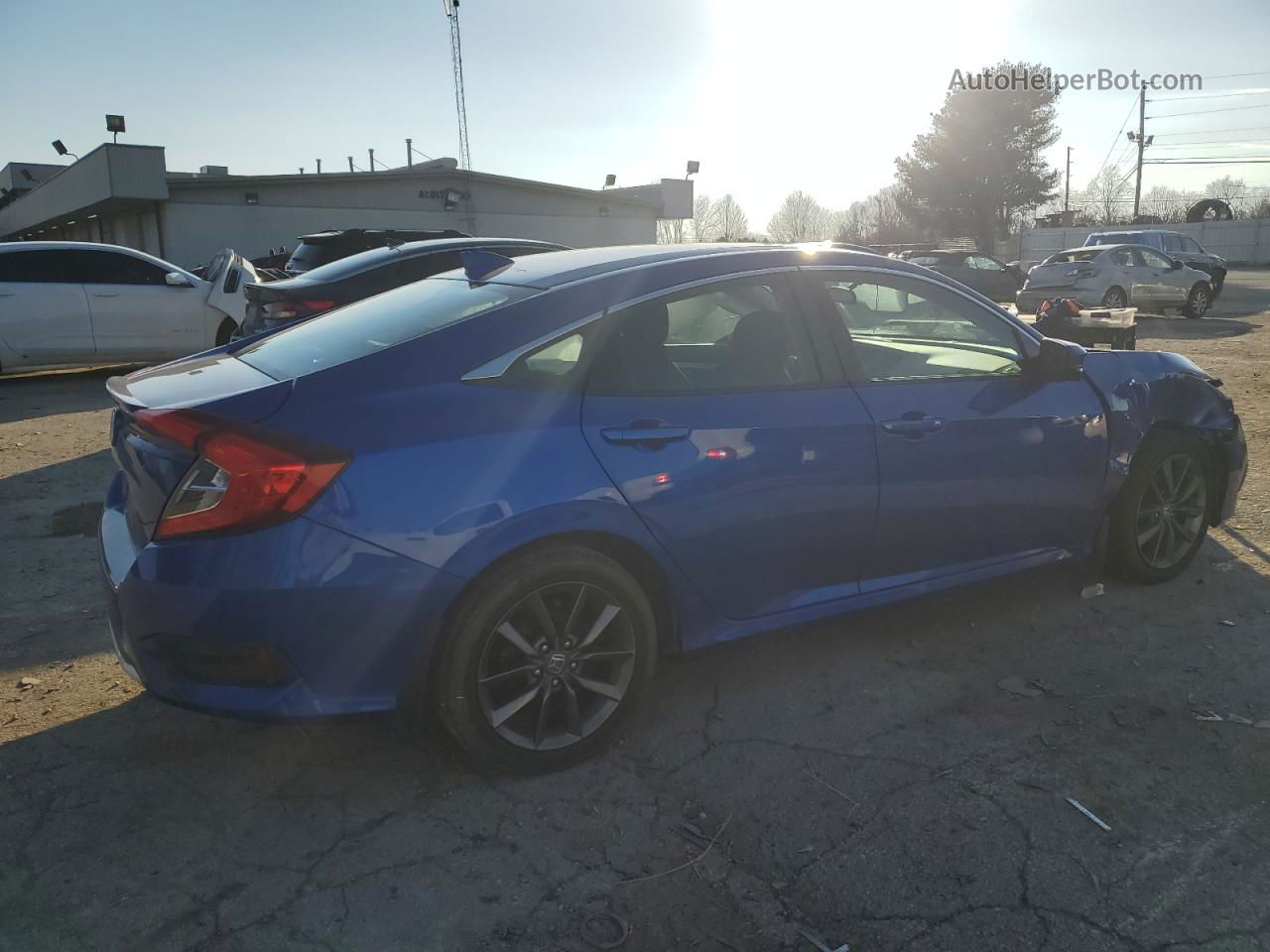 2020 Honda Civic Ex Blue vin: 19XFC1F32LE017242