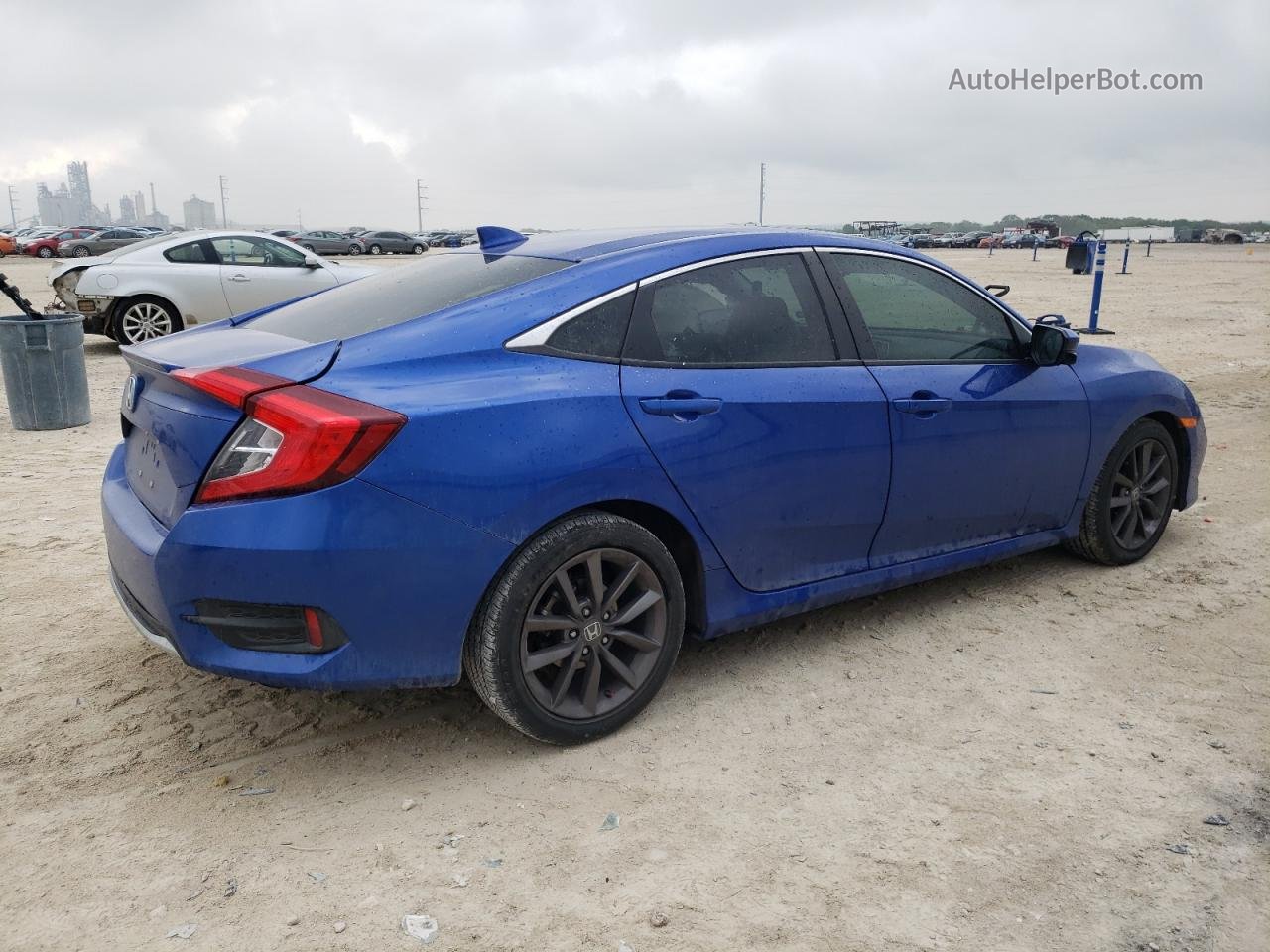 2020 Honda Civic Ex Синий vin: 19XFC1F32LE022098