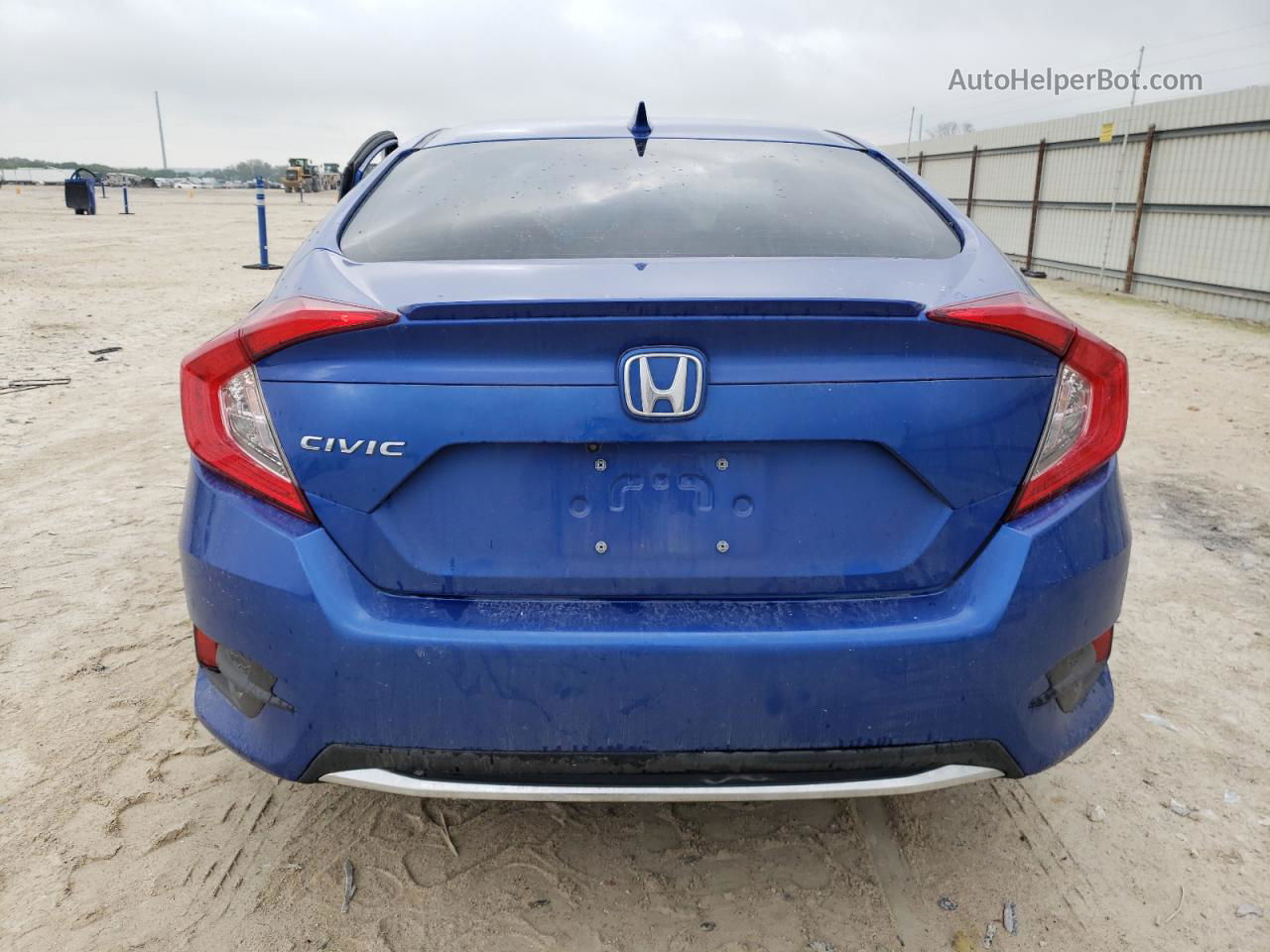 2020 Honda Civic Ex Синий vin: 19XFC1F32LE022098