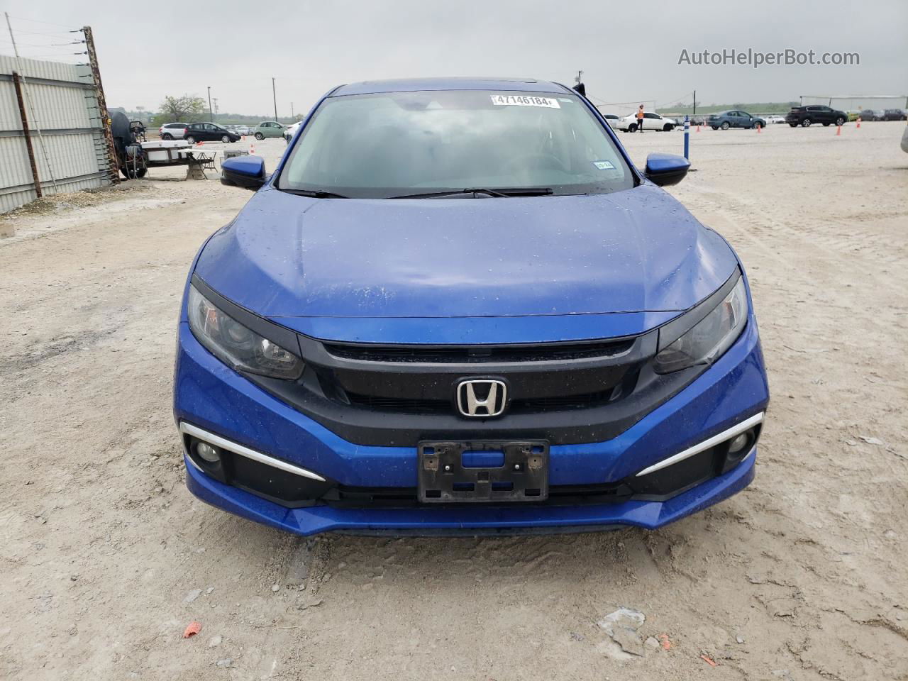 2020 Honda Civic Ex Синий vin: 19XFC1F32LE022098