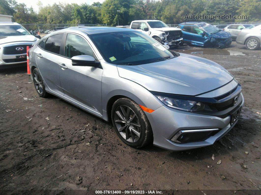 2020 Honda Civic Ex  Silver vin: 19XFC1F32LE205744