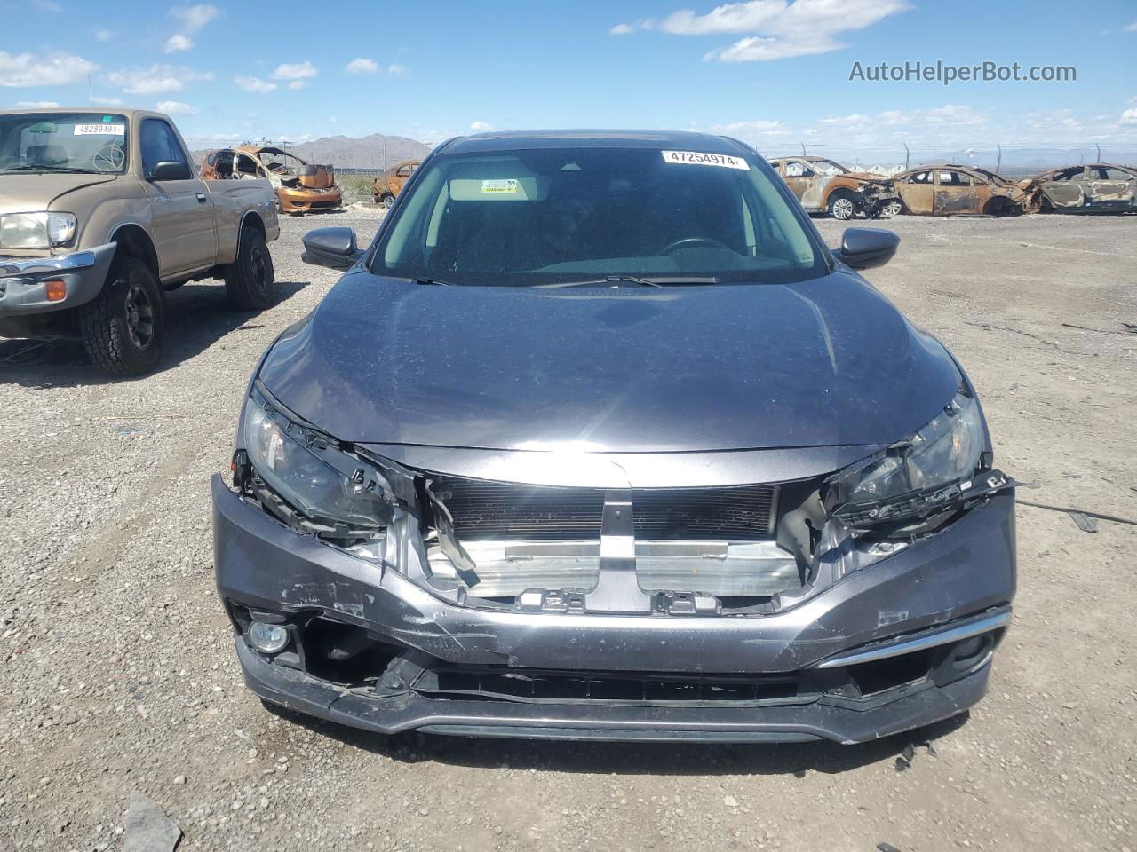 2020 Honda Civic Ex Gray vin: 19XFC1F32LE208434